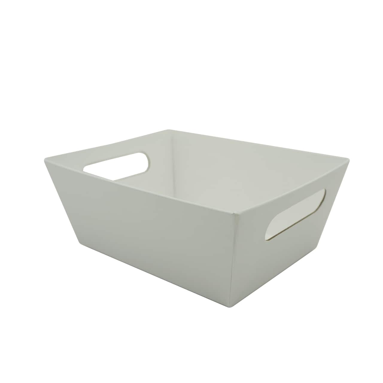 White Basket with Handles by Celebrate It®